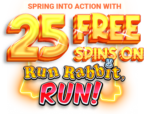 BetRegal 25 Free Spins on Run Rabbit, Run